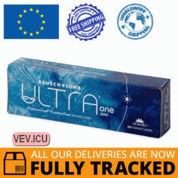 Bausch + Lomb ULTRA One Day (30 lenses) DIA 14.20, BC 8.60 — Made in USA — Free Delivery