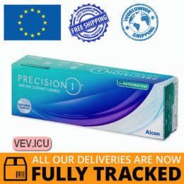 Precision1 for Astigmatism (30 lenses) DIA 14.50, BC 8.50 — Made in USA — Free Delivery