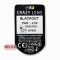 Crazy Lens - Black Out - one-day corrective (2 lenses) DIA 14.20, BC 8.60 — Made in Australia — Free Delivery