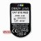 Crazy Lens - Cat Eye Red - zero lenses (2 lenses) DIA 14.20, BC 8.60, Power 0 — Made in Australia — Free Delivery
