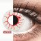 Crazy Lens - Red Viper - zero lenses (2 lenses) DIA 14.20, BC 8.60, Power 0 — Made in Australia — Free Delivery