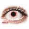 Crazy Lens - Red Viper - zero lenses (2 lenses) DIA 14.20, BC 8.60, Power 0 — Made in Australia — Free Delivery