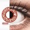 ColourVUE Crazy Lens - Blood Shot - zero lenses (2 lenses) DIA 14.00, BC 8.60, Power 0 — Made in USA — Free Delivery