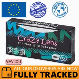 ColourVUE Crazy Lens - Twilight - zero lenses (2 lenses) DIA 14.00, BC 8.60, Power 0 — Made in USA — Free Delivery