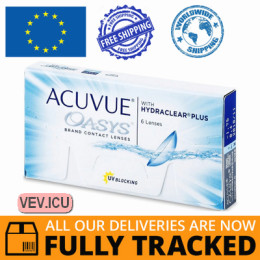 Acuvue Oasys (6 lenses) DIA 14.00, BC 8.80 — Made in USA — Free Delivery
