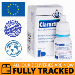 CLARASTILL EYE DROPS 5ML — MADE IN POLAND — FREE SHIPPING CLARASTILL EYE DROPS 5ML — MADE IN POLAND — FREE SHIPPING