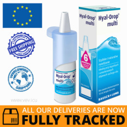 HYAL DROP MULTI EYE DROPS 10 ML - MADE IN USA - FREE SHIPPING