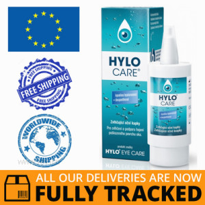 HYLO-CARE 10ML EYE DROPS — MADE IN GERMANY — FREE SHIPPING