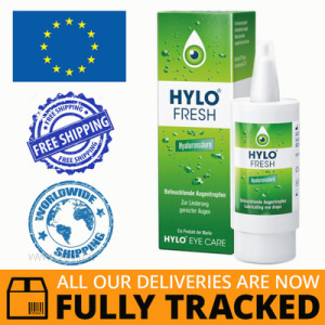 HYLO-FRESH 10ML EYE DROPS — MADE IN GERMANY — FREE SHIPPING HYLO-FRESH 10ML EYE DROPS — MADE IN GERMANY — FREE SHIPPING