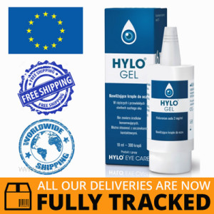 HYLO-GEL 10ML EYE DROPS — MADE IN GERMANY — FREE SHIPPING