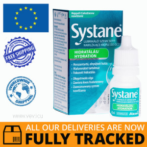 SYSTANE HYDRATION EYE DROPS 10ML - MADE IN SWITZERLAND - FREE SHIPPING