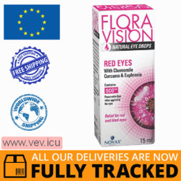 Flora Vision Red eyes, eye drops 15 ml — Made in Monaco — Free Delivery