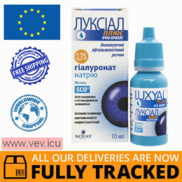 Luxyal Plus eye drops 10 ml — Made in Monaco — Free Delivery
