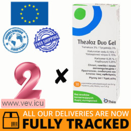 Thealoz Duo Gel, ud eye drops 2p x 30 containers (0,4ml) — Made in Poland — Free Delivery