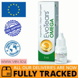 EvoTears Omega eye drops 3 ml — Made in Poland — Free Delivery