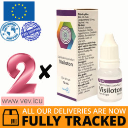 Visiloton eye drops 2p x 10 ml — Made in Ukraine — Free Delivery 