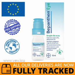 BEPANTHEN EYE DROPS 10ML — MADE IN GERMANY — FREE SHIPPING