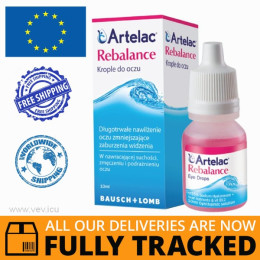 ARTELAC REBALANCE EYE DROPS 10 ML - MADE IN USA - FREE SHIPPING