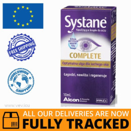 Systane Complete, moisturizing eye drops, 10ml — Made in Poland — Free Delivery