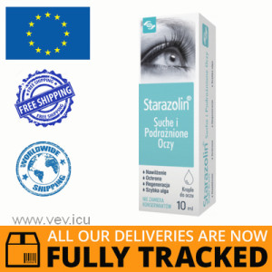 Starazolin Dry and Irritated Eyes, eye drops, 10ml— Made in Poland by Polpharma — Free Delivery