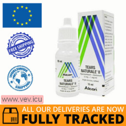 Tears Naturale II, eye drops, 15ml — Made in Belgium — Free Delivery