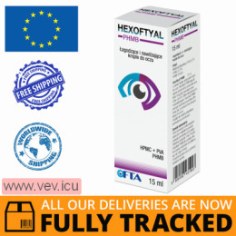 Hexoftyal PHMB, soothing and moisturizing eye drops, 15ml — Made in Poland — Free Delivery