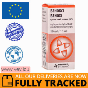 Benoxi eye drops 0.4%, 10 ml — Made in Slovakia — Free Delivery