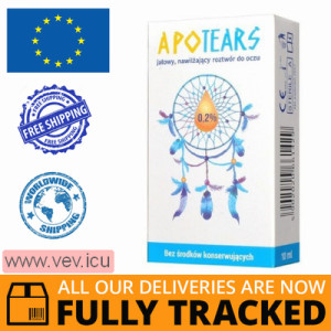 ApoTears, Sterile 0.2% Moisturizing Eye Solution, 10ml — Made in Poland — Free Delivery