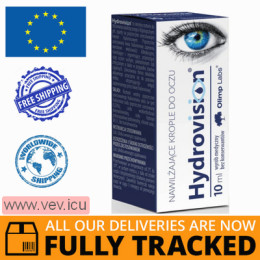 Hydrovision, moisturizing eye drops, no preservatives, 10 ml — Made in Poland — Free Delivery
