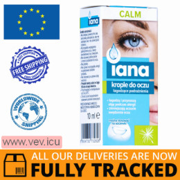 Iana Calm, soothing eye drops, 10 ml — Made in Poland — Free Delivery