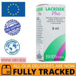 Lacrisek Plus eye drops 8 ml — Made in Italy — Free Delivery 