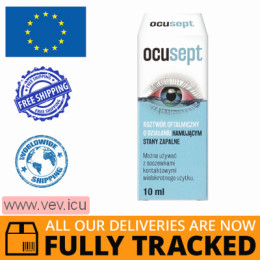 Ocusept eye drops 10 ml — Made in Poland — Free Delivery