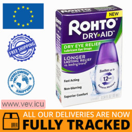 Rohto Dry Aid, eye drops 10 ml — Made in Japan — Free Delivery