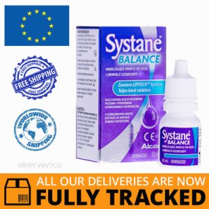 SYSTANE BALANCE EYE DROPS 10ML - MADE IN SWITZERLAND - FREE SHIPPING