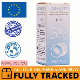 Edenorm, eye drops 5%, 8 ml — Made in Italy — Free Delivery