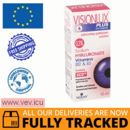 VisionLux Plus eye drops 10 ml — Made in Monaco — Free Delivery
