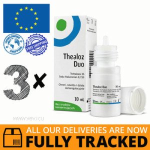 3 x THEALOZ DUO DROPS 10 ML = 30 ML - MADE IN POLAND - FREE SHIPPING 
