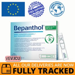 Bepanthol Eye drops 20 nebules x 0.5 ml — Made in Made in Germany by Bayer — Free Delivery 