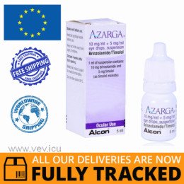 AZARGA EYE DROPS 5ML — MADE IN BELGIUM — FREE SHIPPING