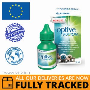 Optive Fusion Eye Drops 10ml - Made in USA — Free Delivery