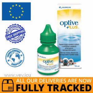 Optive Plus Eye Drops 10ml - Made in USA — Free Delivery
