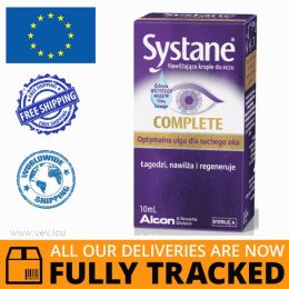 Systane Complete, moisturizing eye drops, 10ml — Made in Poland — Free Delivery