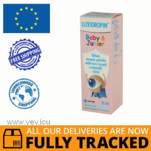 Luxidropin Baby & Junior, eye drops for children, 10ml — Made in Poland — Free Delivery