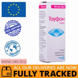 Taufon eye drops 40mg/ml, 10 ml — Made in Ukraine — Free Delivery