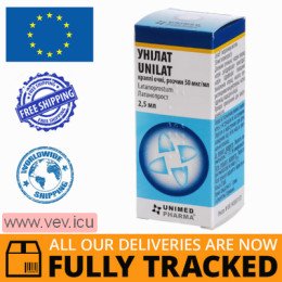 Unilat eye drops 50 μg/ml, 2.5 ml — Made in Slovakia — Free Delivery