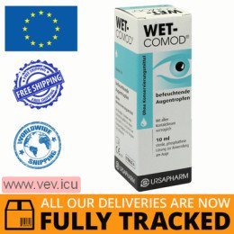 Wet-Comod eye drops 20 mg/ml, 10 ml — Made in Germany by Ursapharm — Free Delivery