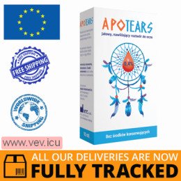 ApoTears, Sterile 0.4% Moisturizing Eye Solution, 10 ml — Made in Poland — Free Delivery