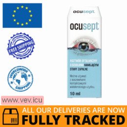Ocusept eye drops 10 ml — Made in Poland — Free Delivery