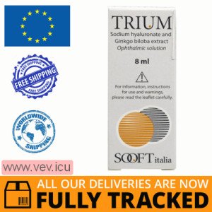 Trium sterile eye drops for moisturizing and comfort of the eyes 8ml — Made in Italy — Free Delivery 