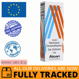 Tobradex eye ointment  3,5g — Made in Belgium — Free Delivery